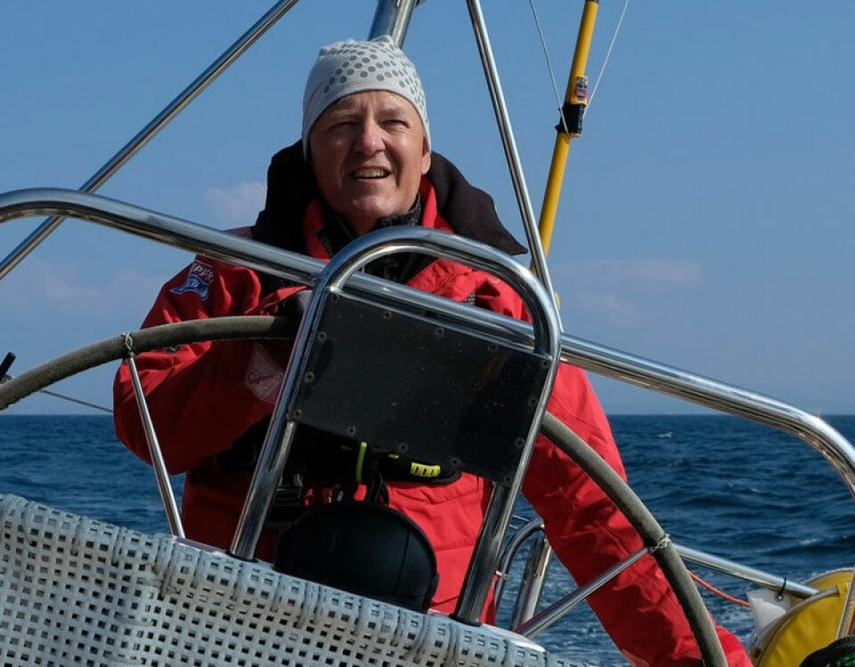 OPPLEVELSER: Kan Trygve Olsen ser eliteseiling på nært hold i Cowes.
