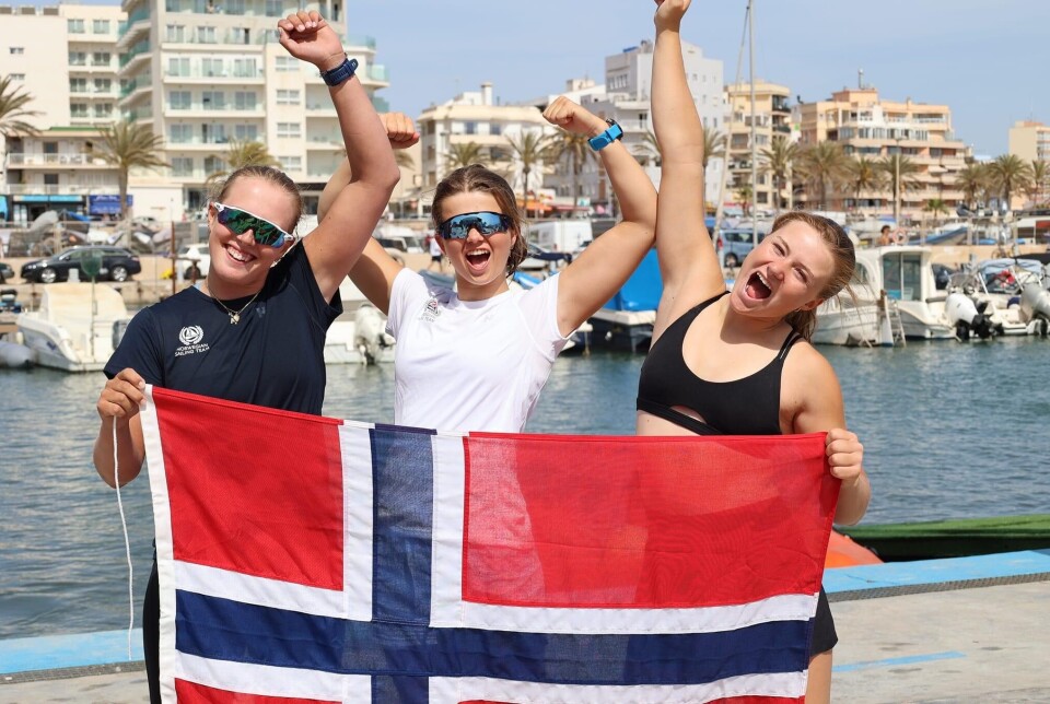 BEST: Mina Mobekk, Maya Gysler og Tuva Oppedal leverte på Palma, men bare Mina får reise til OL.