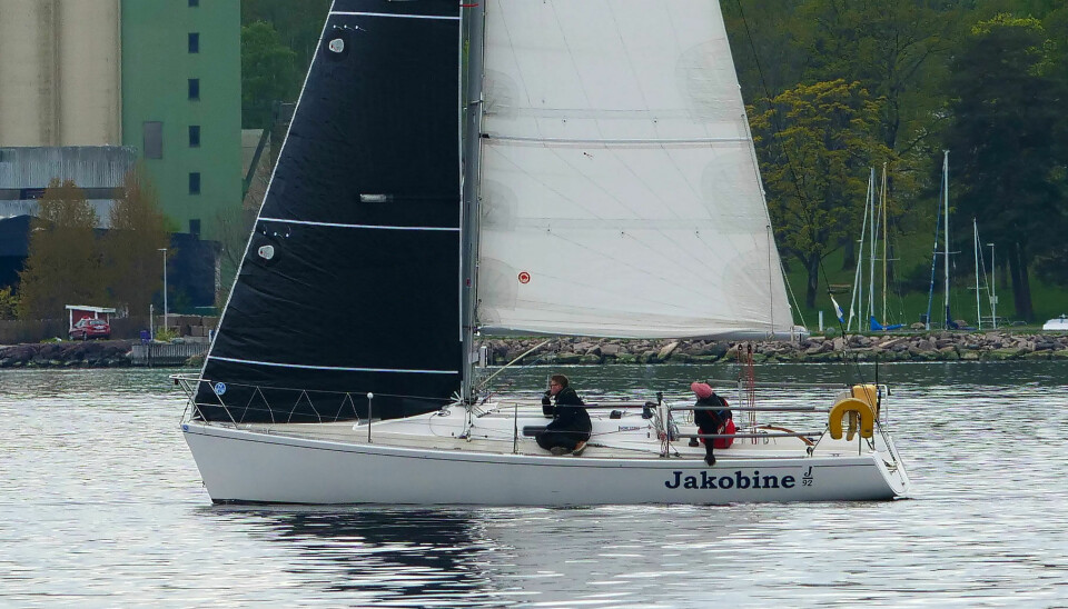 HOLMESTRAND: «Jakobine» ble nummer fire i Skagen Race, her fra starten.