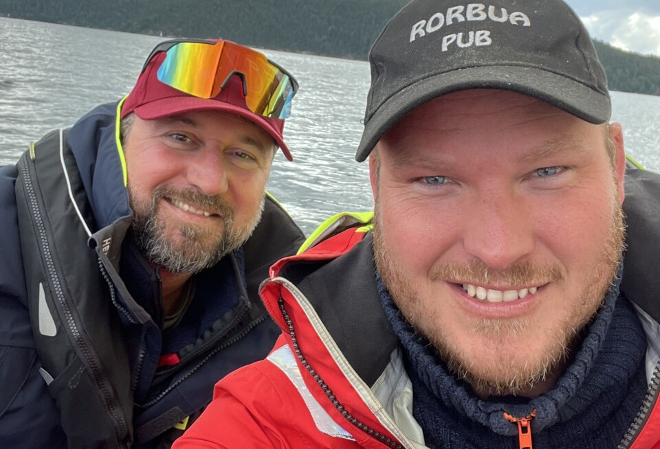KLAR: Håvard Holtskog Myrland på vei nordover for å seile i Turgledeklassen.