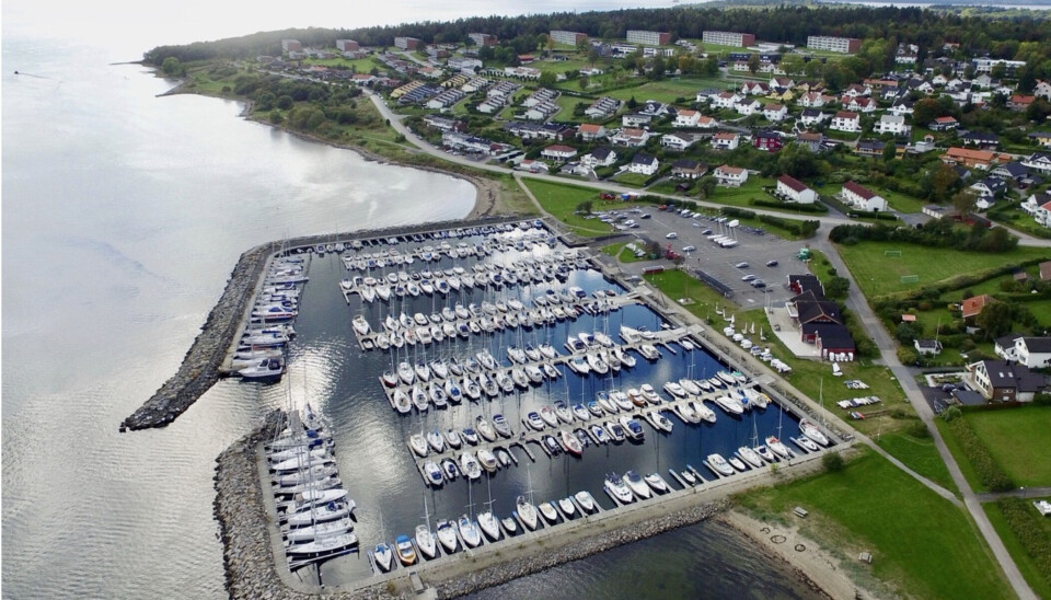 MOSS: Seilforeningen har et flott anlegg med kort vei ut til stabil vind.