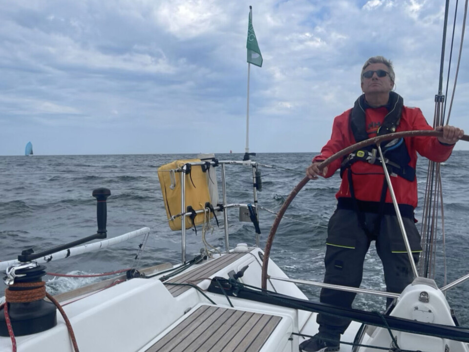 FAVORITT: Øyvind Knudsen er klar for Raymarine OneStar med sin First 34.7 «Lethe».