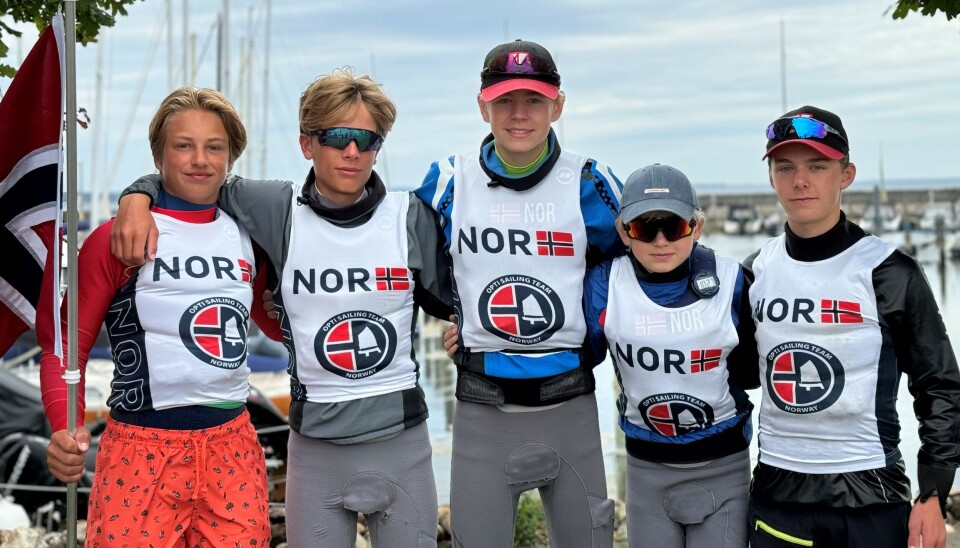 Gutter, fra venstre: Marcus Camillo Tomm Murstad-Mordt, Lars Midtvik Thorstensen, Sofus Kongshavn Frønsdal, Johannes Seippel-Sivertsen, Anders Sletten