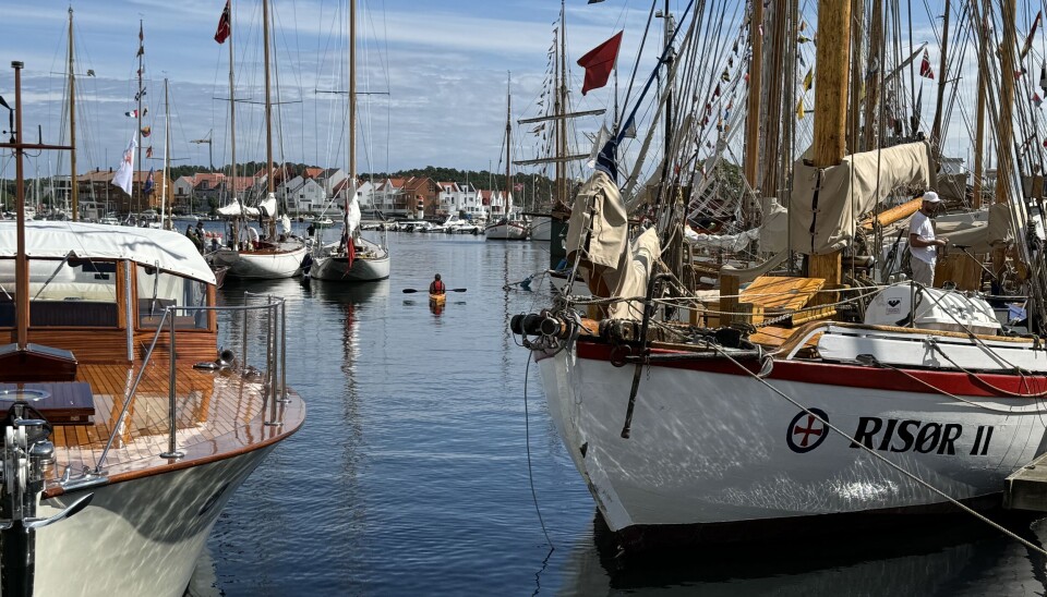 TREBÅTER SÅ LANGT ØYET KAN SE. TREBÅTER SÅ LANGT ØYET KAN SE.