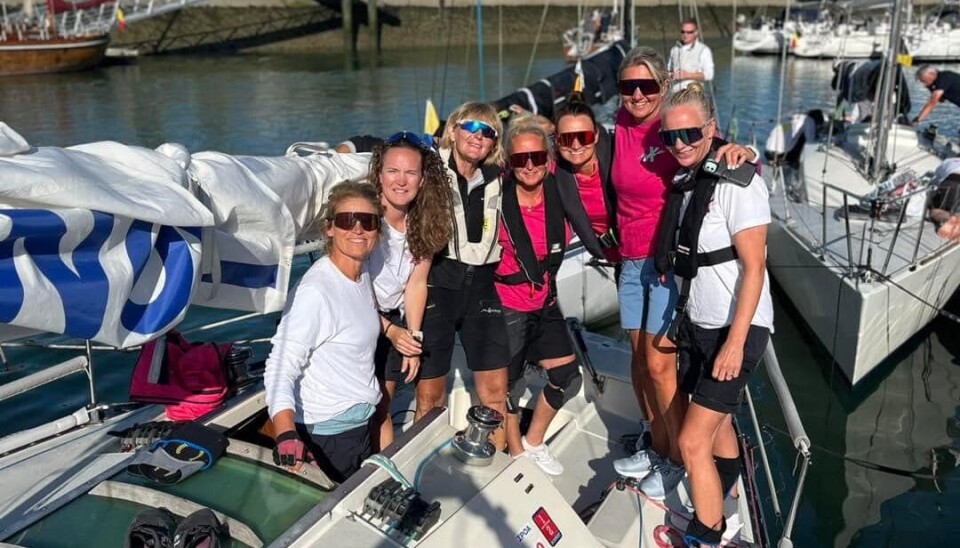 Jentelaget fra «Midnight X» Ellen Sundby, Lena Bøymo Having, Camilla Andersen, Kirsti Eide Sulusnes, Lene Ryen, Marlen Kamperhaug og Maria Helén Lars Reinnel.