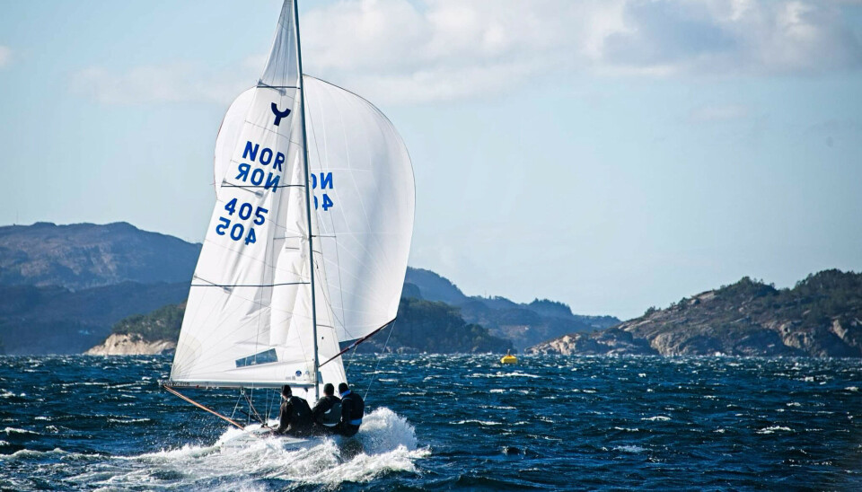 NOR 405 «Fetter Fart» under trening på Hauglandsosen i April 2023