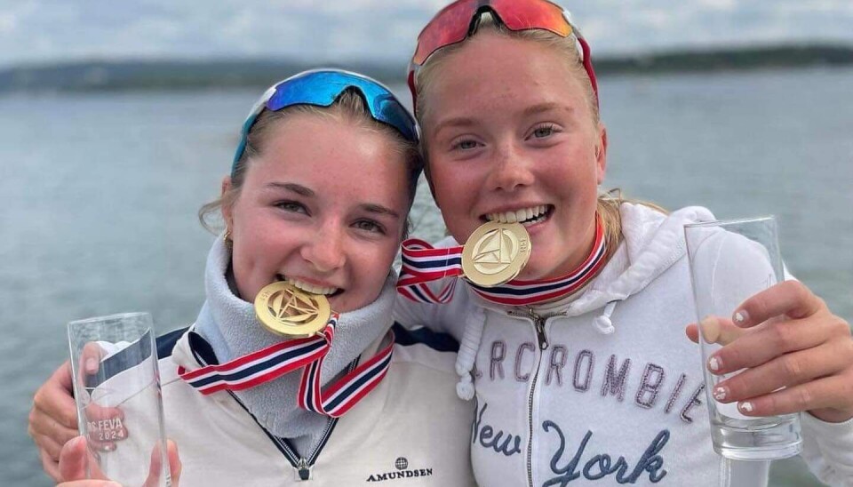 FEVA: Sophie Caroline Myhre - KNS, sammen med Pia Hessen fra Ålesund SF vant NM-gull i Feva.