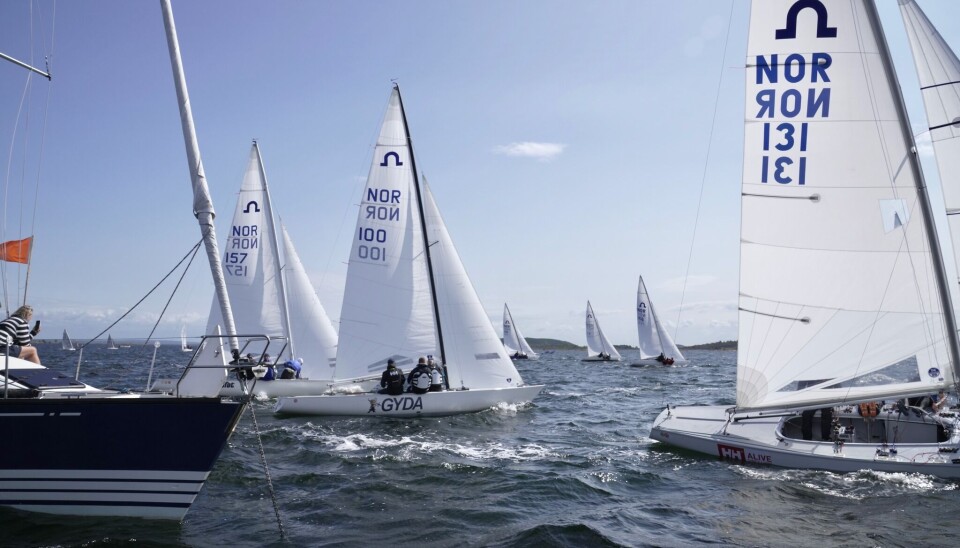 SOLING: NM i Soling ble arrangert av Tønsberg Seilforening.