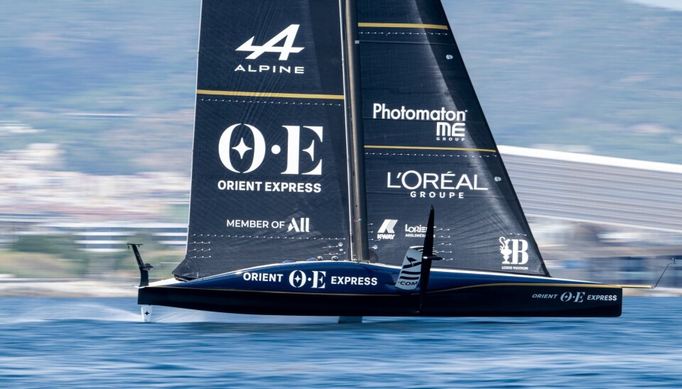 FRANKRIKE: Orient Express Racing Team har en båt bygget etter tegningene til Team New Zealand.