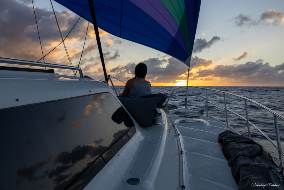 Med «Tempus» over Atlanteren