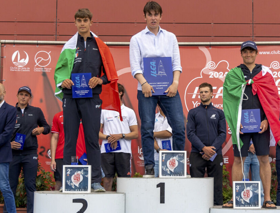VERDENSMESTER: Theodor Middelthon vant VM i ILCA 7 U21 i Portugal.
