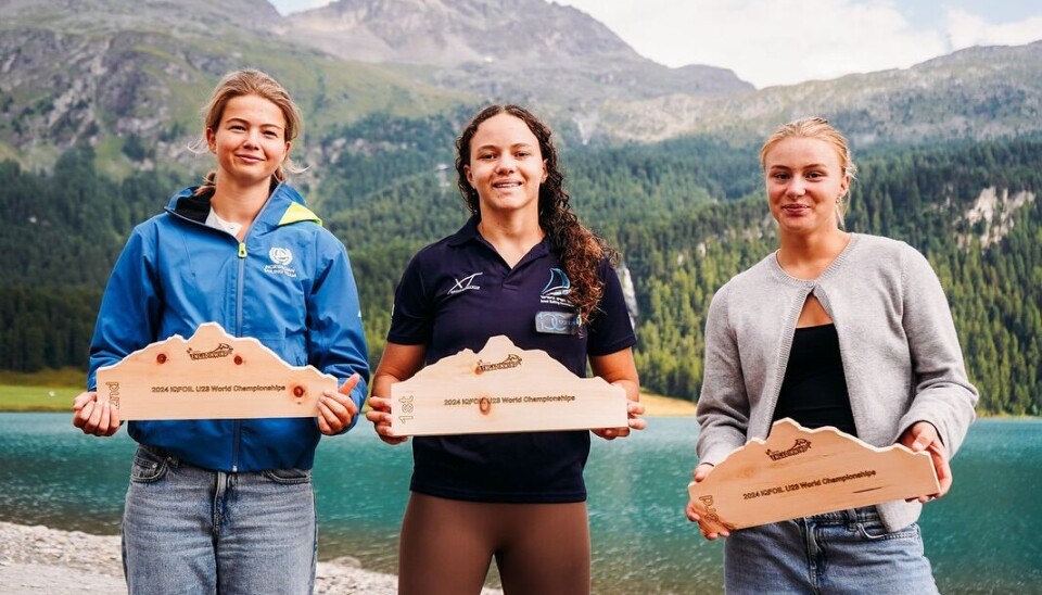 Maya Gysler, sølv, Tamar Steinberg, ISR, gull og Tuva Oppedal, bronse