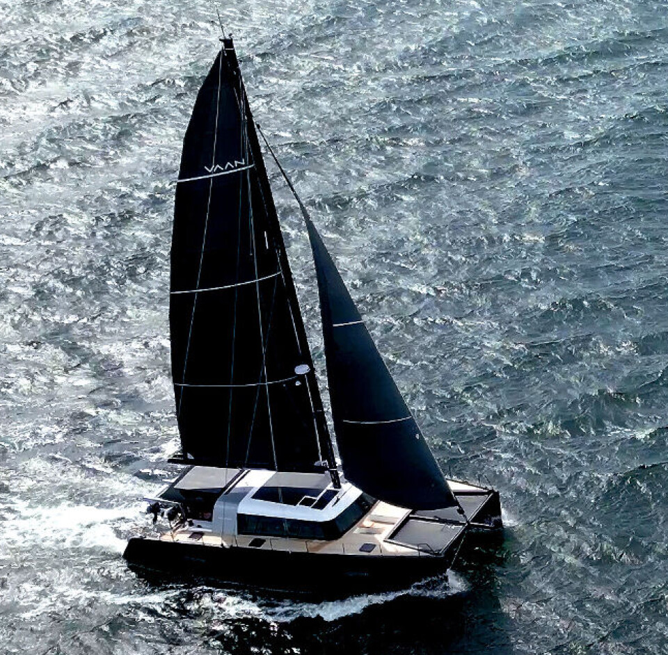 ALUMINIUM: Vaan R5 er en nederlandsk katamaran bygget i aluminium.