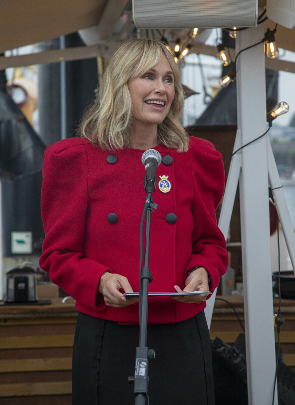 Oslos ordfører Anne Lindboe, delte ut prisene til Årets Båt 2024.