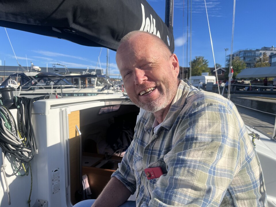 LEDER: Geir Kåre Sandsleth ligger best an til å bli årets soloseiler i Norge, men intet vil være avgjort før regattaen Silverrudder i Danmark kommende helg er avgjort.