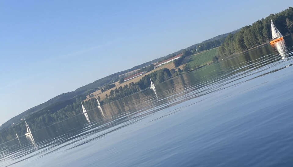 Mjøsregatta i lite vind og tåke