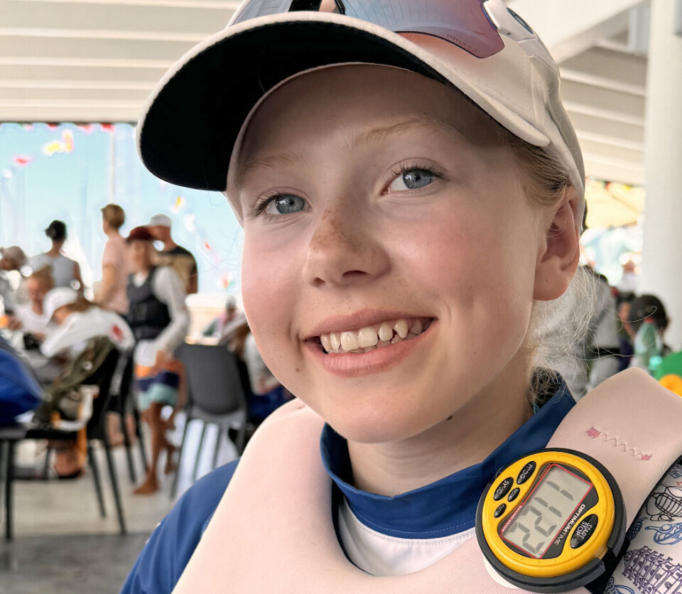 EM: 13 år gamle Camille Witsø Brod forteller om internasjonal regattaseiling.