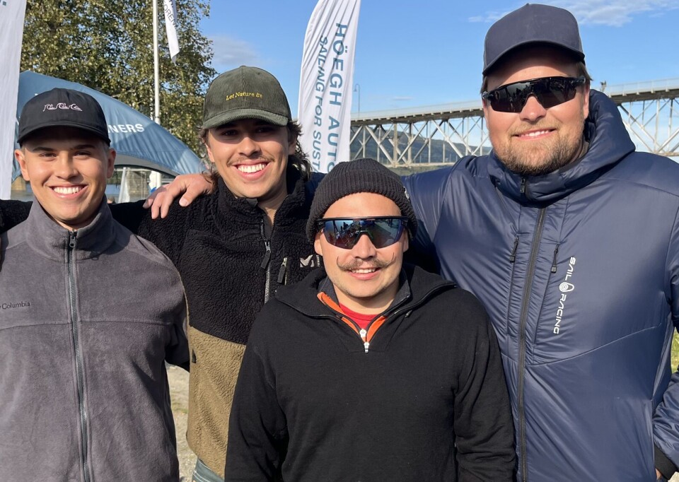 DRØBAKSUND: Foreningen vant førstedivisjon, men måtte ta til takke med bronse på Lillehammer. F.v. Alexander Rosenkilde, Ruben Alexander Rosenkilde, Arthur Eriksen og Anders Pedersen.