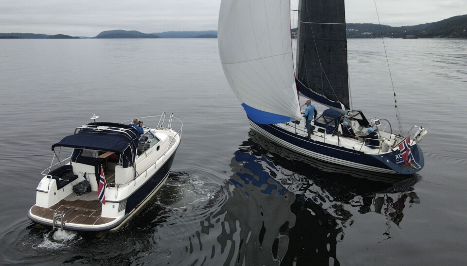 BRUKT: Begge båtene kan du få på bruktmarkedet for under en million kroner. Skandinavisk kvalitet. X-Yachts fra Danmark og Nimbus fra Sverige.