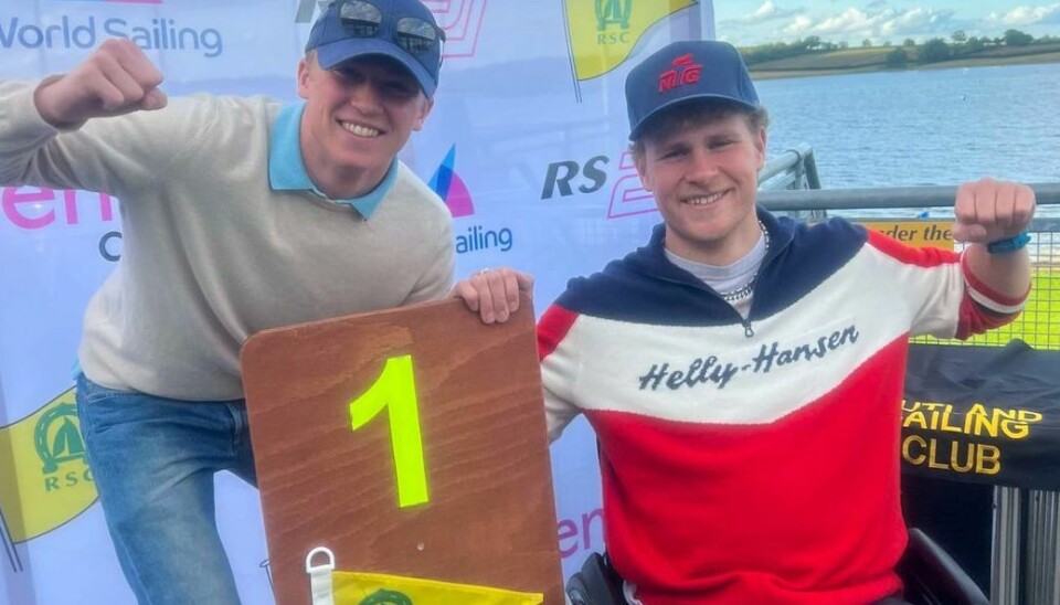 VERDENSMESTERE: Elliot Finnestrand og Nilas Goa Diab