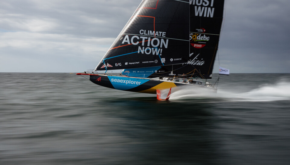 RASK: «Malizia – SeaExplorer» er bygget for å seile rask i Sørishavet. Det kan gi en fordel. Dette er den eneste nye båten fra VPLP. Run Défi Azimut 2024