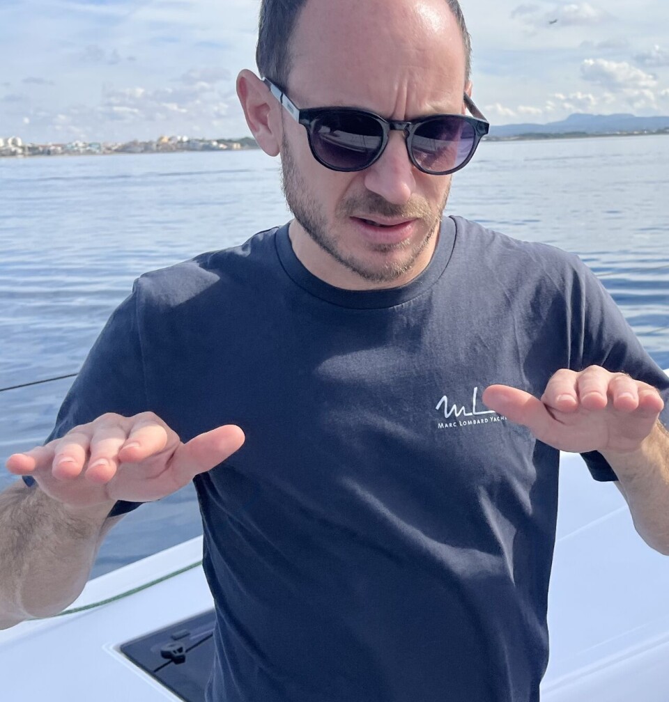 DOKTOR: Lionel Huetz er ekspert på hydrodynamikk og jobber for Marc Lombard Design.