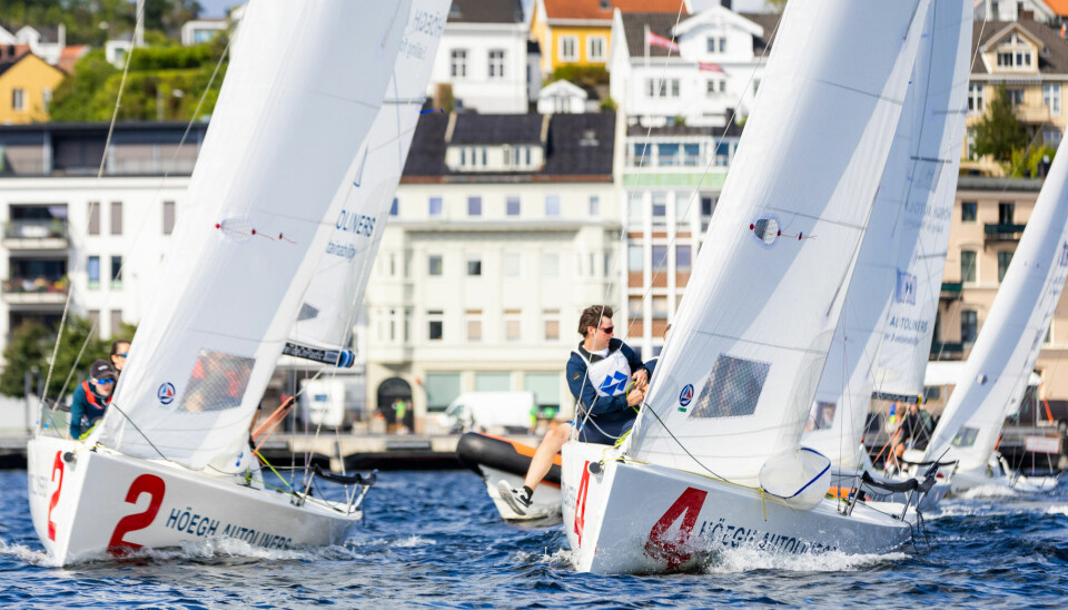 I ARENDAL: Tredje runde går i Arendal under Arendalsuka, og der blir det et tettpakket program med J/70-seiling.