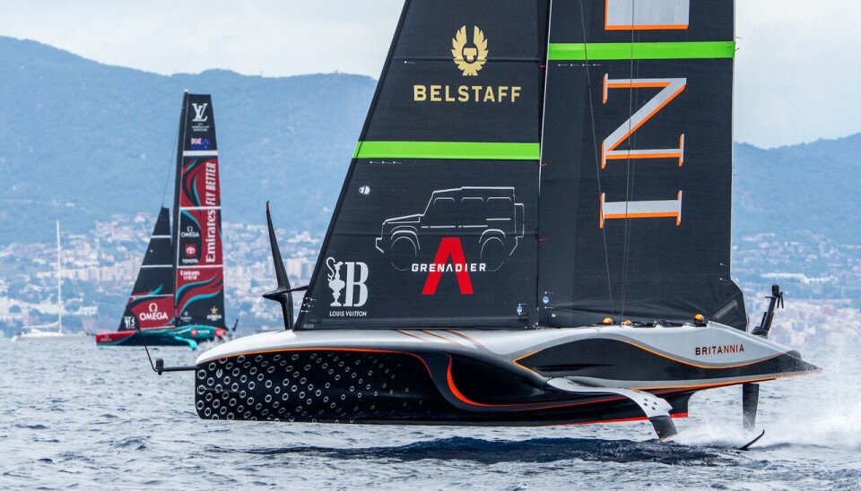 TAPTE: New Zealand slo Storbritannia 7-2 under America's Cup.