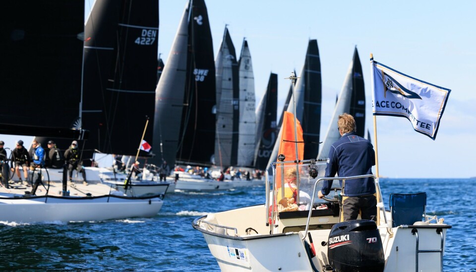 POPULÆRT: Marstrand Big Boat Race har tiltrukket seg mange norske båter.