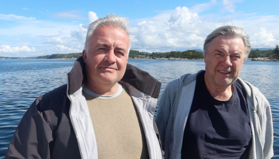 ARRANGØR: Espen Eriksen og daglig leder i Bergen Seilforening Kjell-Ove Bruaas.