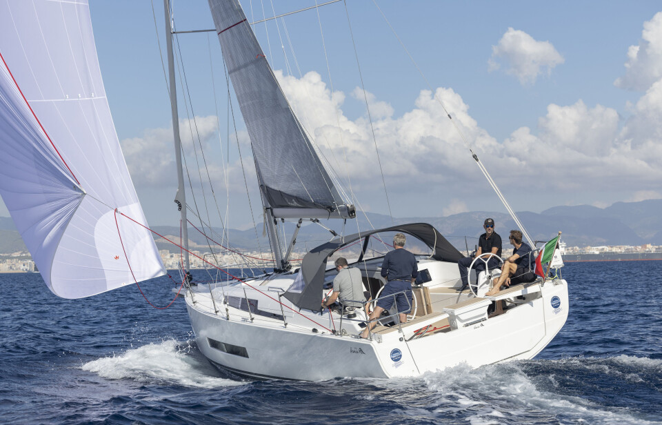 SPORTY: Hanse beholder posisjonen som den mest sporty masseproduserte med sin nye 36-foter.