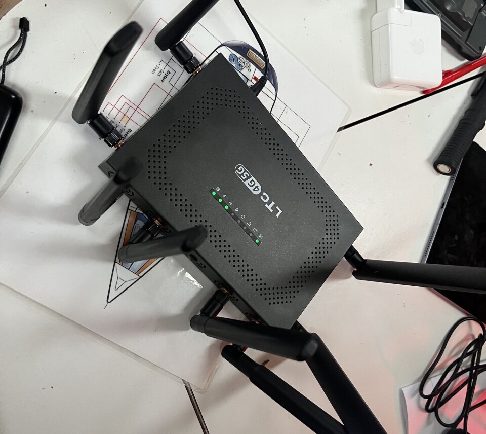 NETT: Router skal gi bedre dekning, og høy datahastighet.