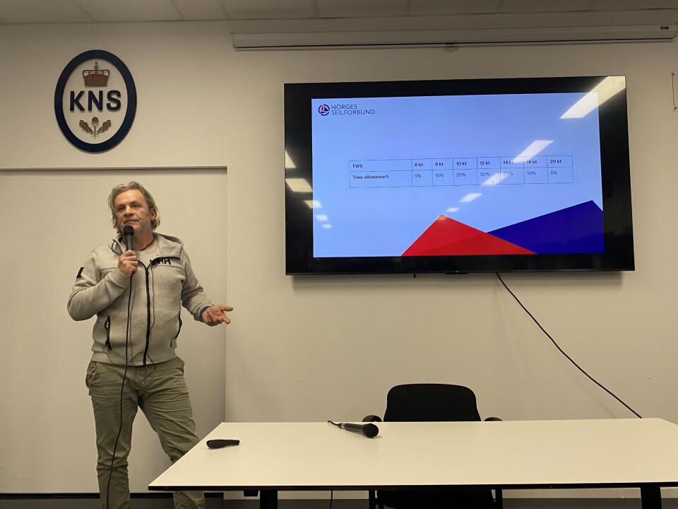 EKSPERT: Thomas Nilsson forklarte prinsippet bak det nye målesystemet.