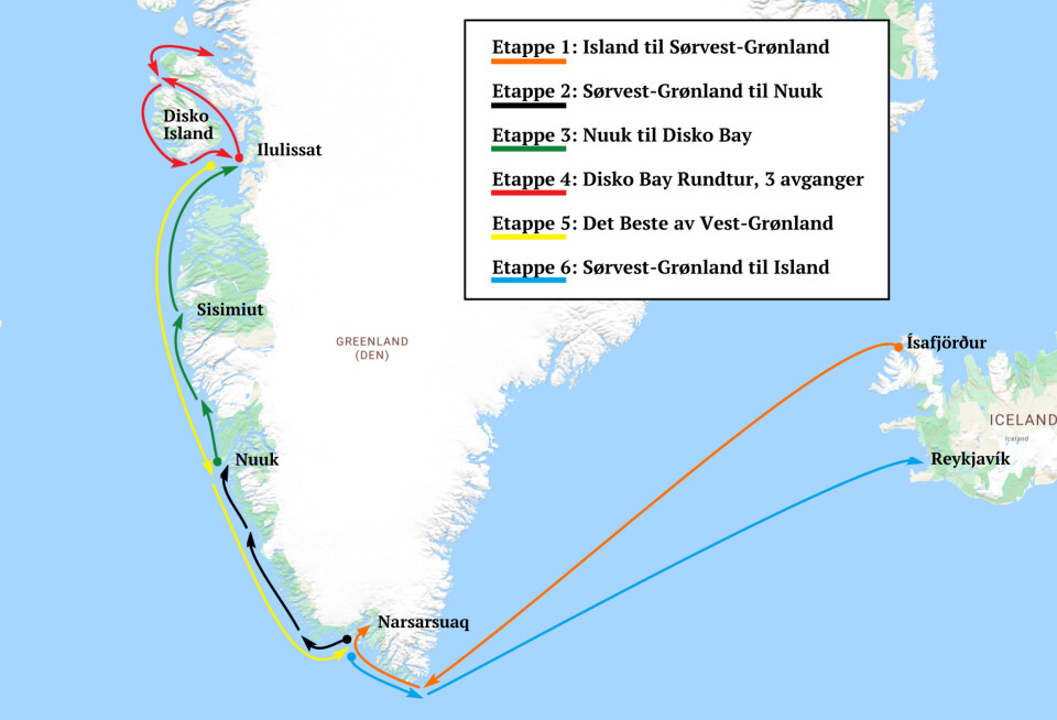 Seilekspedisjon til Grønland 2025