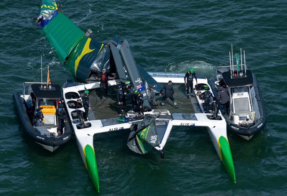 Dramatikk i SailGP