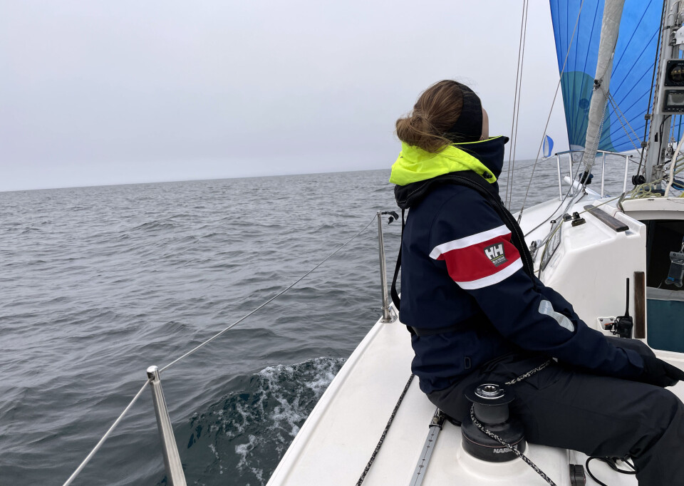 SEILKURS: J80 med gennaker oppe utenfor Bodø