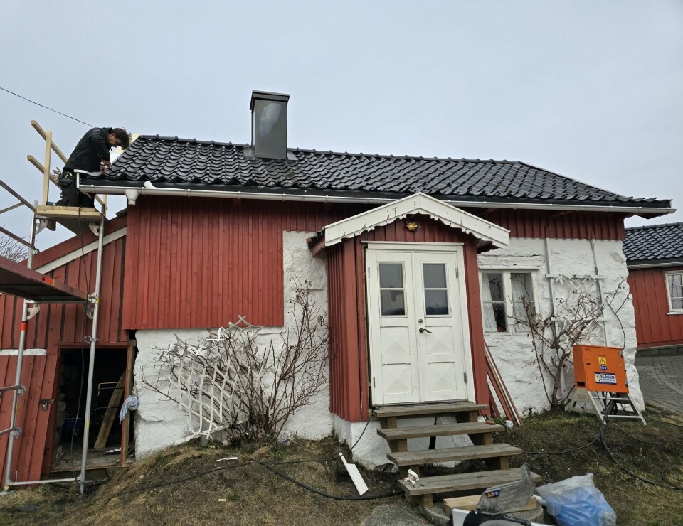 ELDST: «Steinstua» er Nøtterøys eldste bygning og blir i dag brukt som juryrom under store regattaer. Bygningen fikk mindre skader.