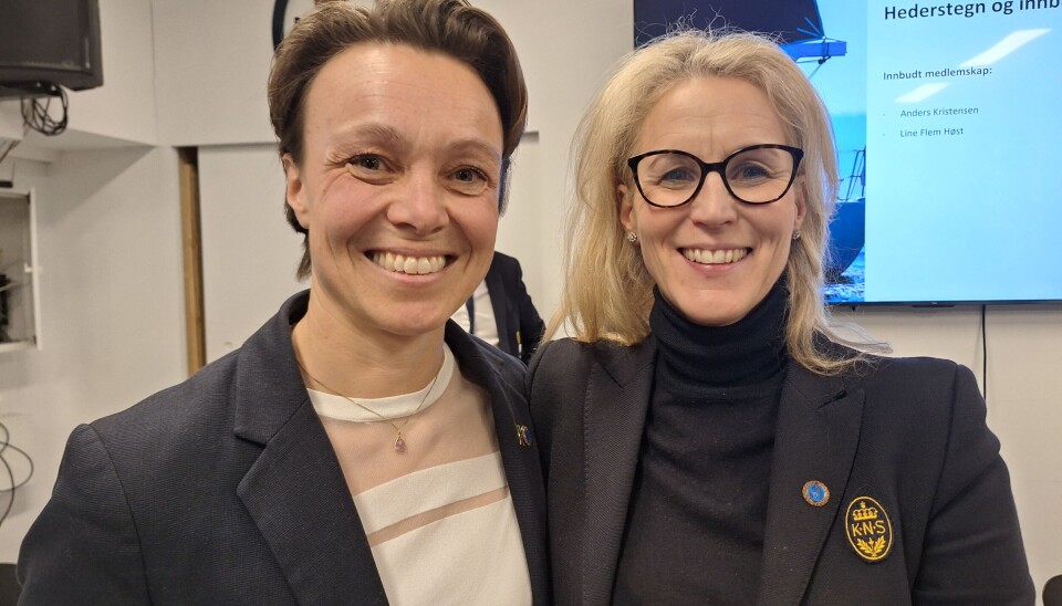 Sikrer arverekken: Karianne Melleby, 1. viseformann og Bendicte Lind Bjørland på KNS årsmøte