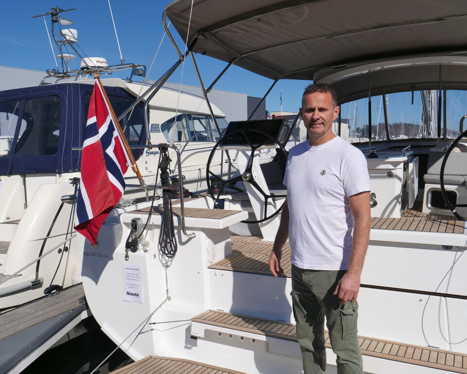 OPTIMIST: Ørjan Wollertsen gleder seg til å selge flere seilbåter i tiden fremover.
