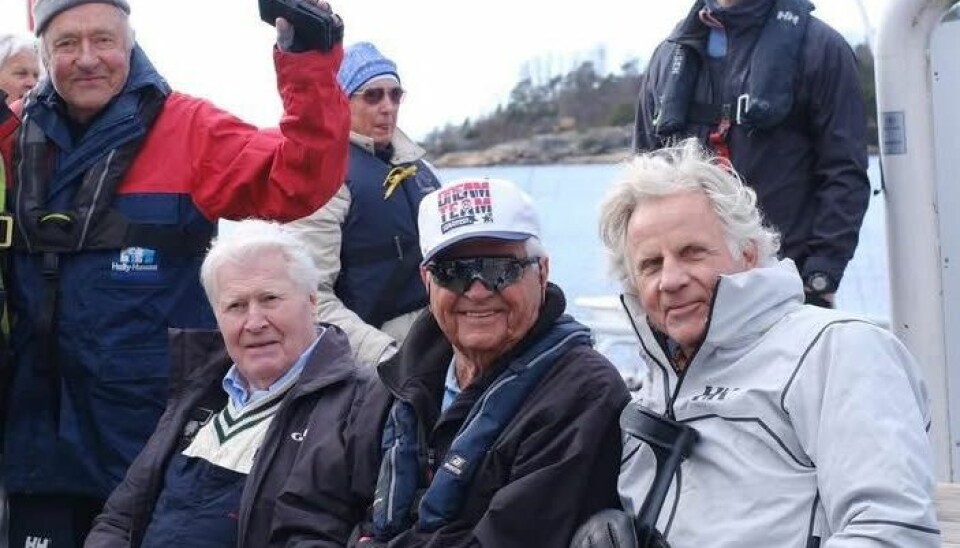 Knut Chr. Hallan, Mikkel Thommessen, Peder Lunde og Steff Herbern hos Soon Dragons