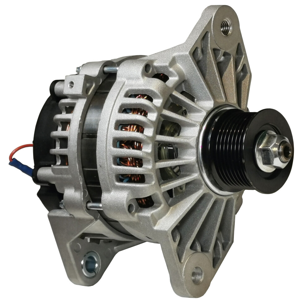 DYNAMO: Ved å bytte ut dynamoen på motoren er det mulig å lade to til fire ganger raskere.