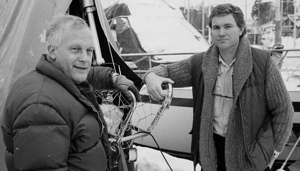 Richard Blindheim og Edvard Hambro i 1986