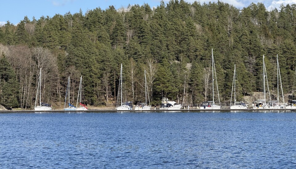 DRAGSUND: Det er mye båt i påsken, og for det meste seilbåter å se.