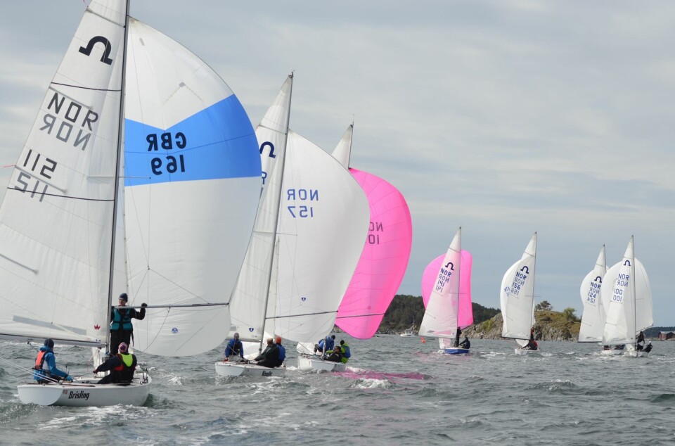 VÆR: Deltagerne opplevde alt mulig av vær den første helgen i mai på Sørlandet.