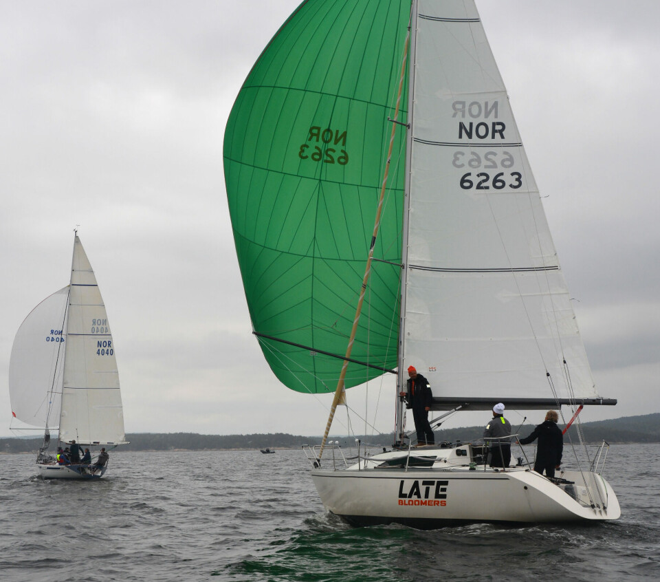 BRONSE: «Late Blommer» er fintunet før sesongen med større spinnaker og mindre forseil.