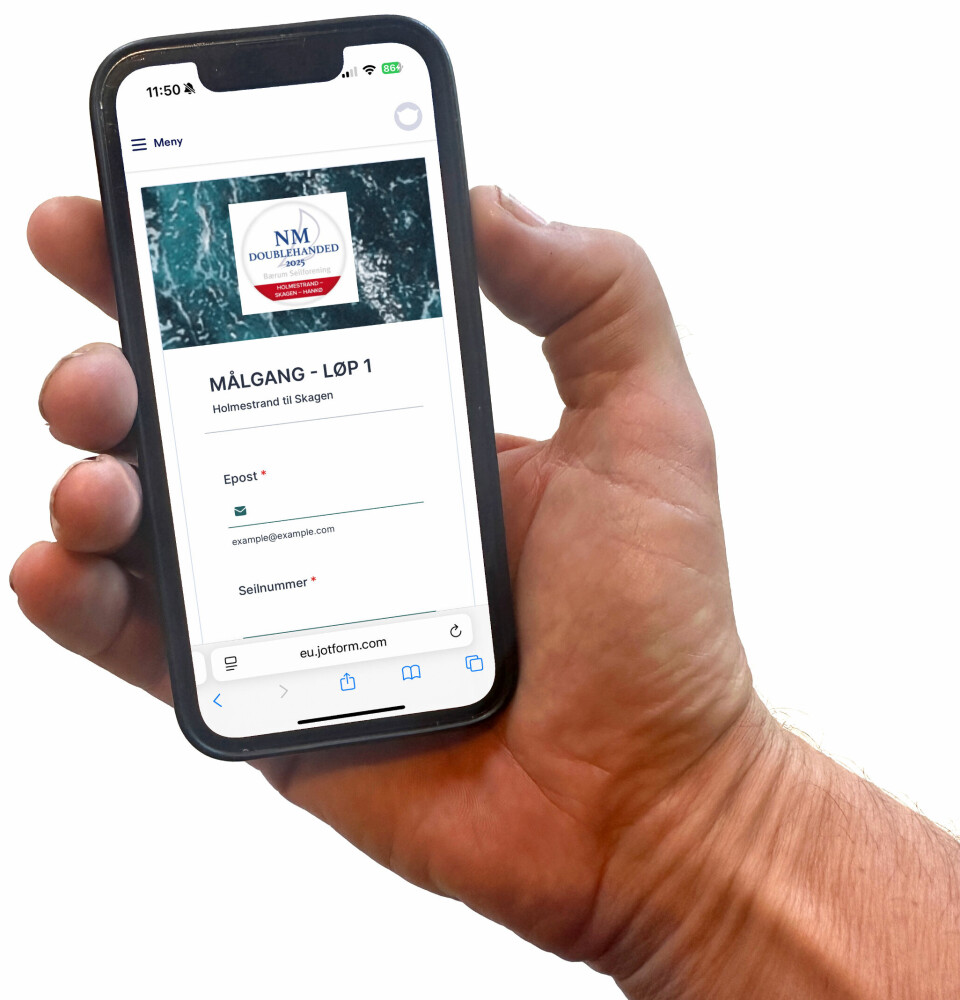 DIGITALT: Bærum Seilforening har utviklet en løsning som gjør det enklere å innrapportere.