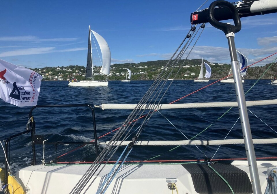 START: Medvind, sol og glede sørover fra Askøy.