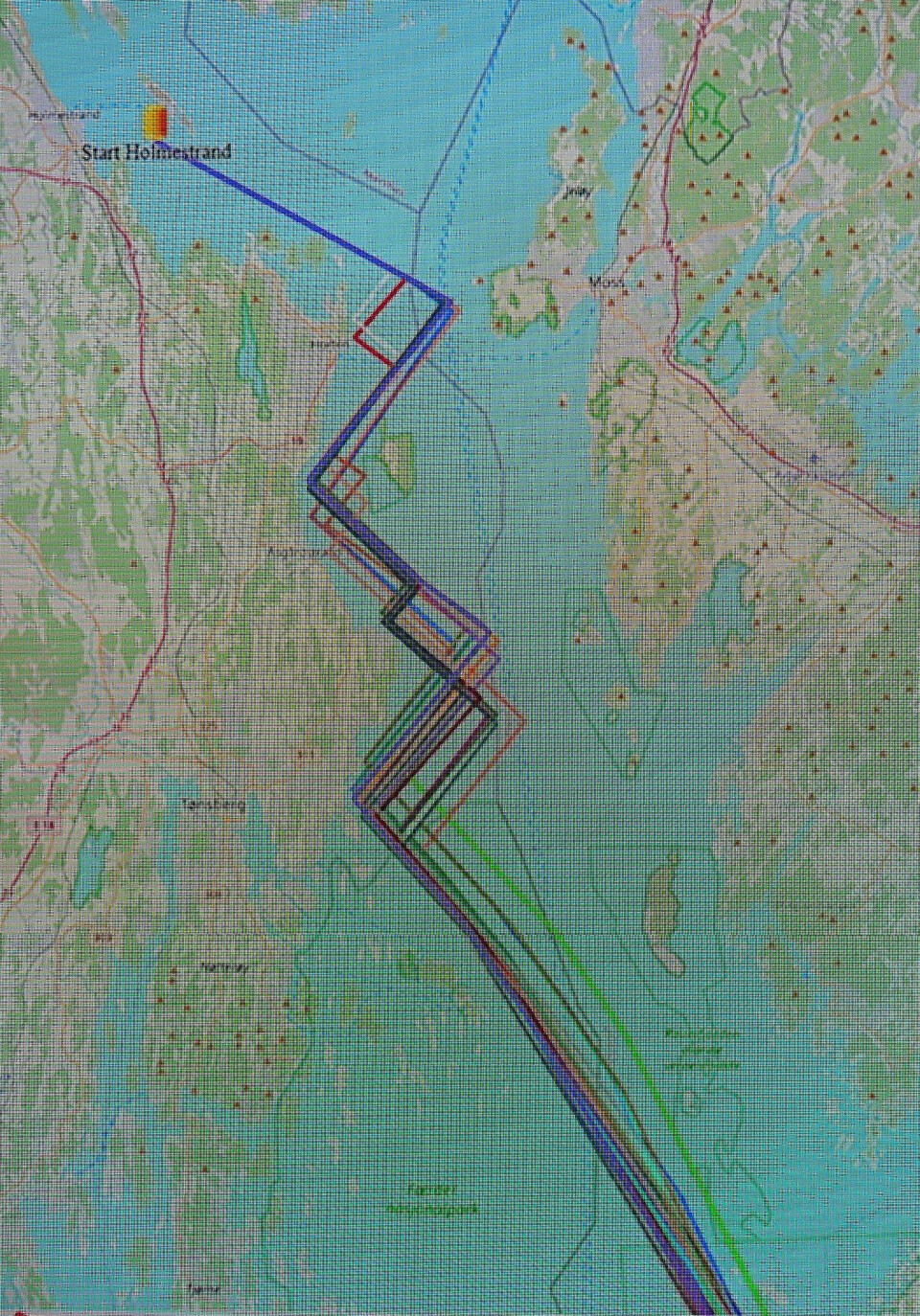 START: Watherroutingen viser at det vil lønne seg å seile innefor Bastø, noe Christen With betviler.
