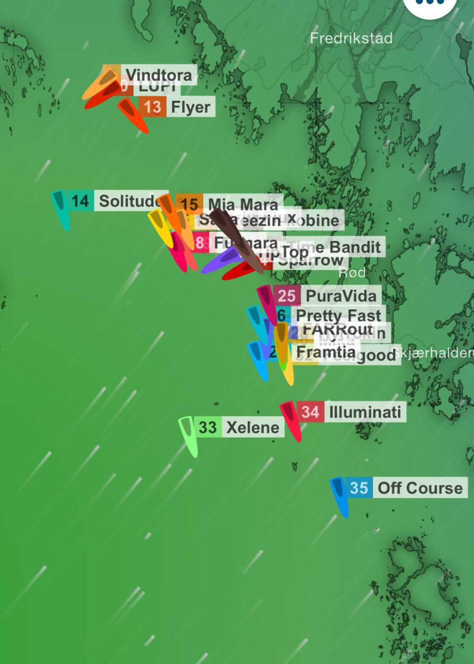 TRACKING: NM-deltagerne blir tracket med TracTrac.
