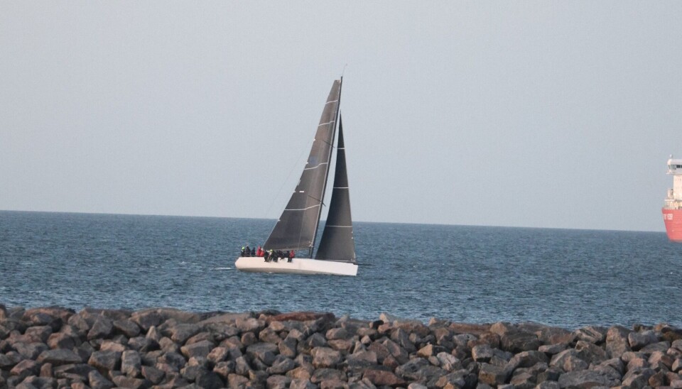 FØRST: F-16 ankom Skagen først.